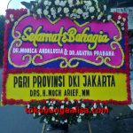 Bunga Papan ucapan Selamat & Bahagia, Happy Wedding