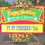 Bunga Papan ucapan Selamat & Bahagia, Happy Wedding