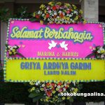 Bunga Papan ucapan Selamat & Bahagia, Happy Wedding