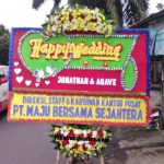 Bunga Papan ucapan Selamat & Bahagia, Happy Wedding